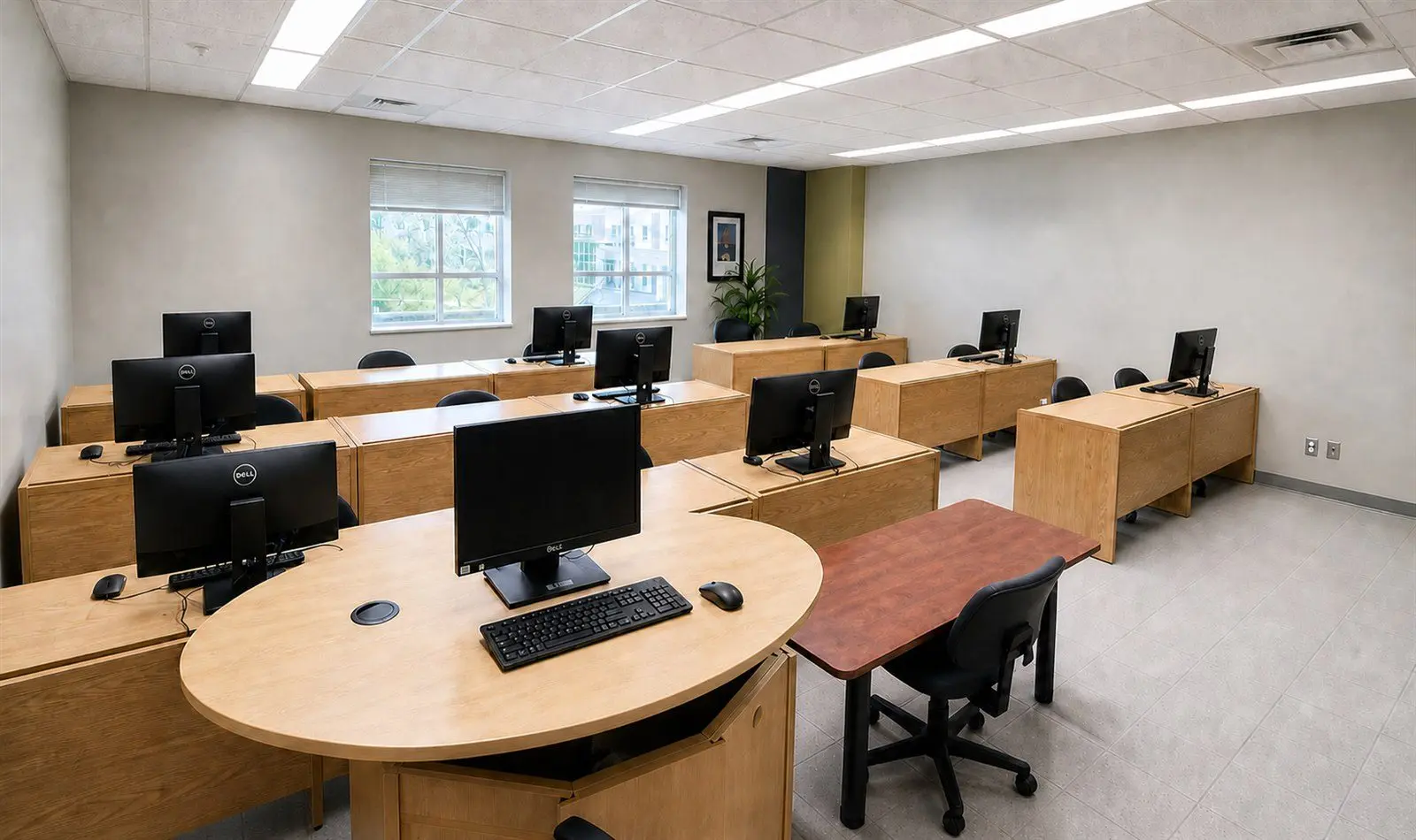 EM College computer testing room